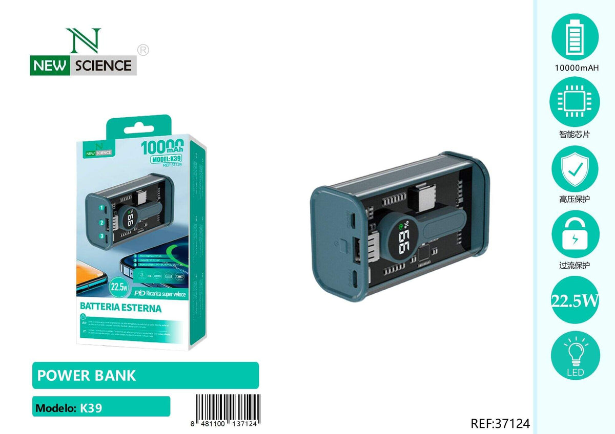 Powerbank 10000 mAh (K39) – crni