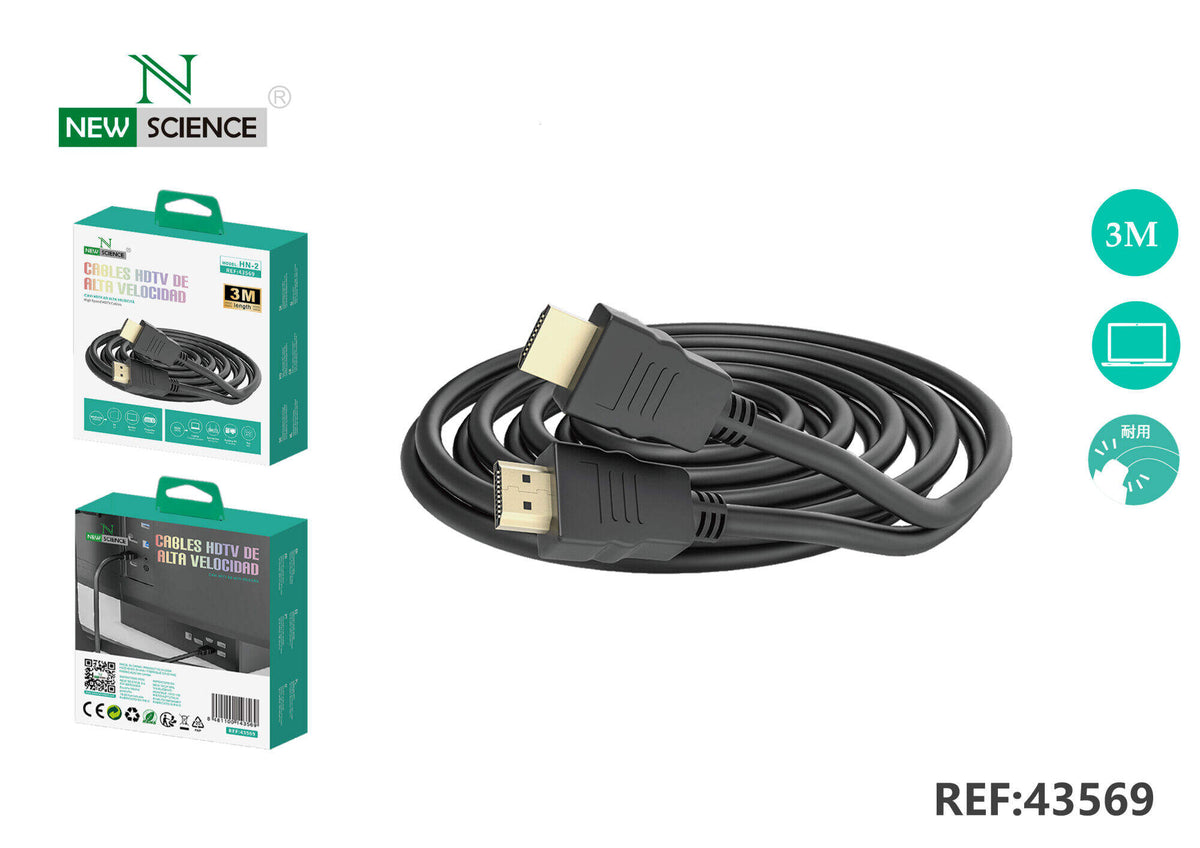 HDMI kabel – 1,5 do 5 m – 3 m