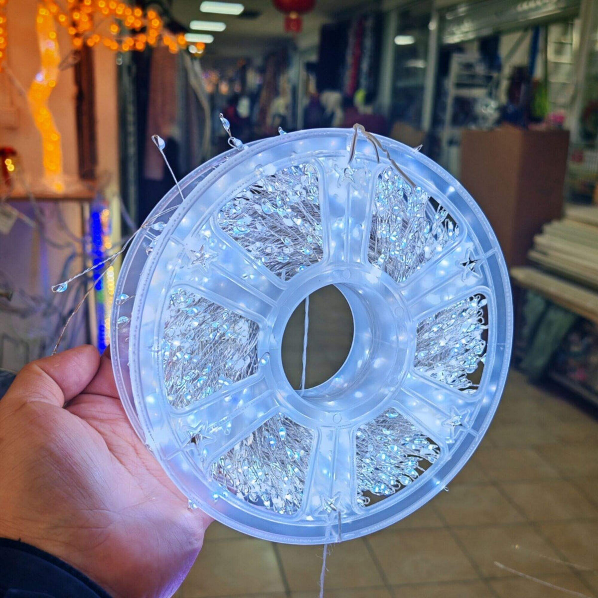 LED lampice grozd na kolutu – hladno bijela