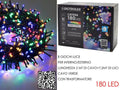 LED lampice 180–500 LED s 8 programa – zeleni kabel