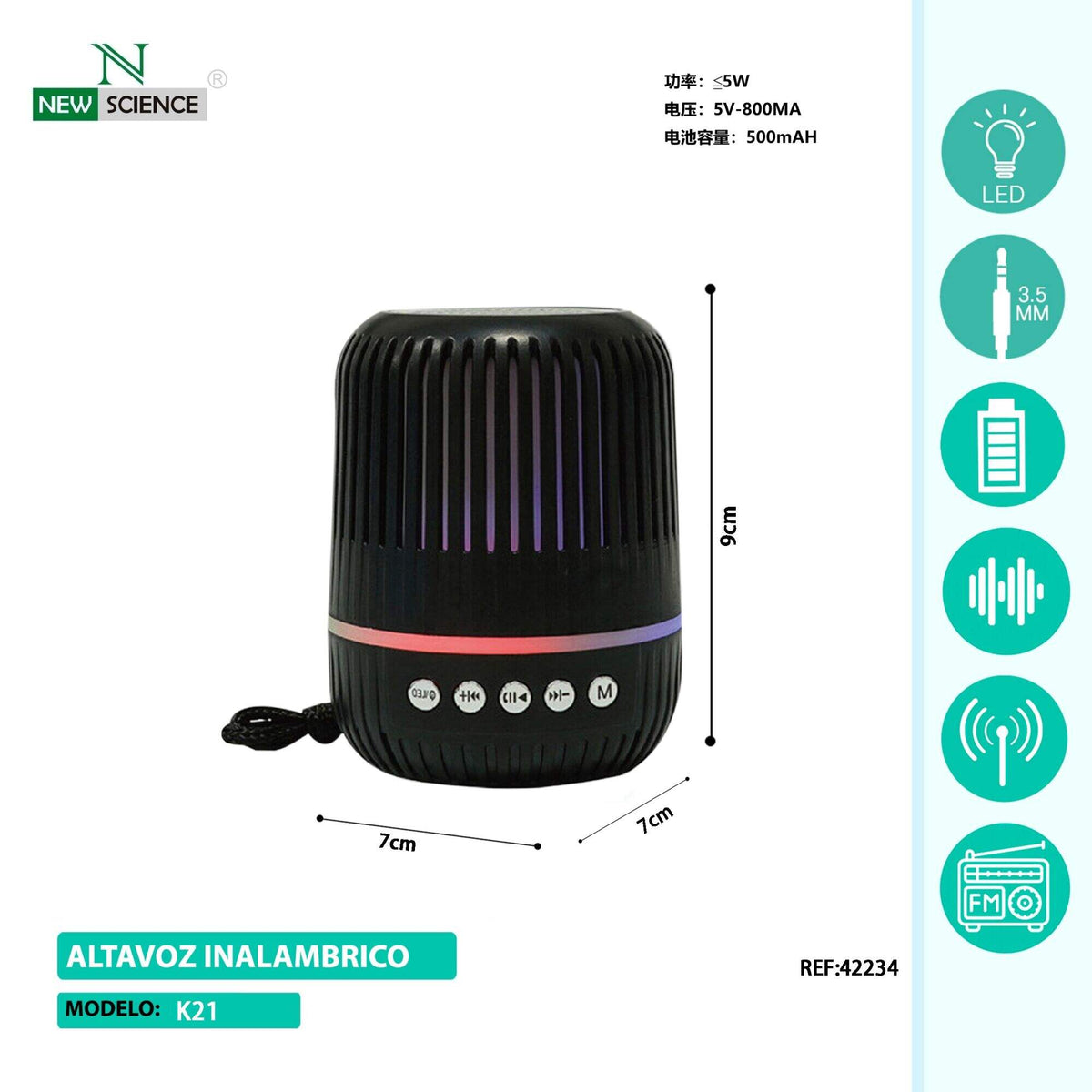 Bluetooth zvučnik (K21)