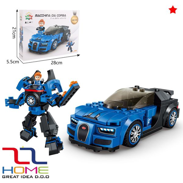Kocke za slaganje – kućice, vozila i roboti