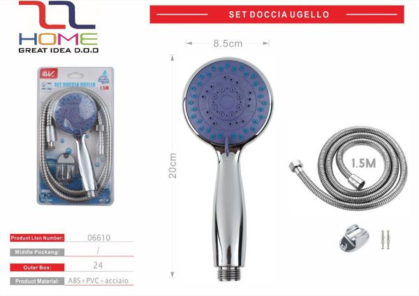 Set tuš glava i crijevo 1,5 m – model 3