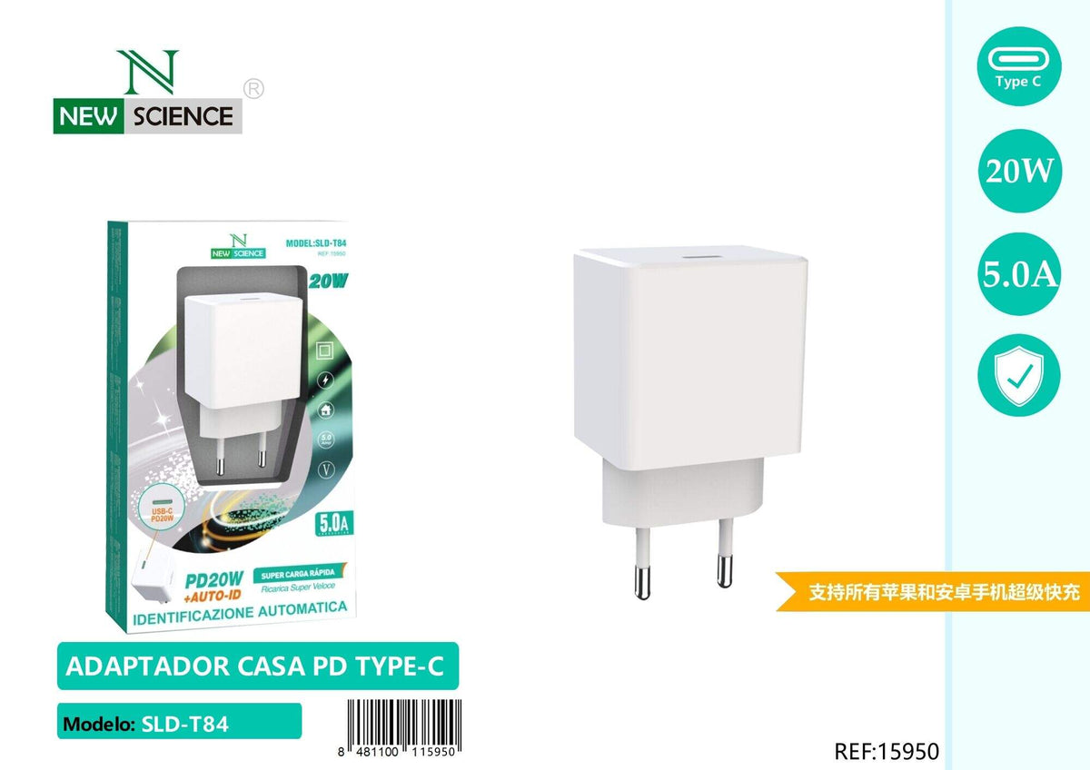 Kućni punjač USB-C PD 30 W (SLD-T84) – Samo adapter