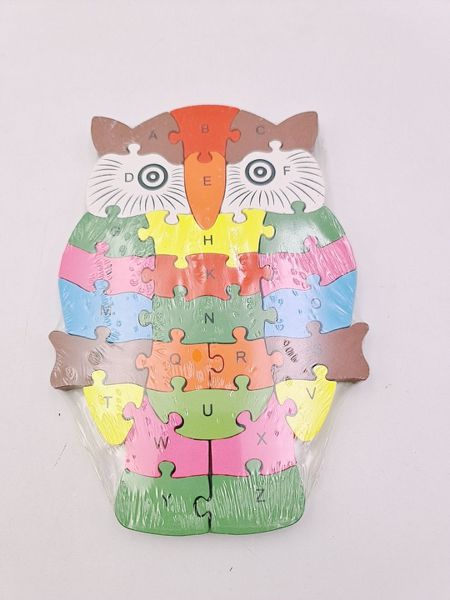 Drvene slagalice s brojevima i slovima – životinje