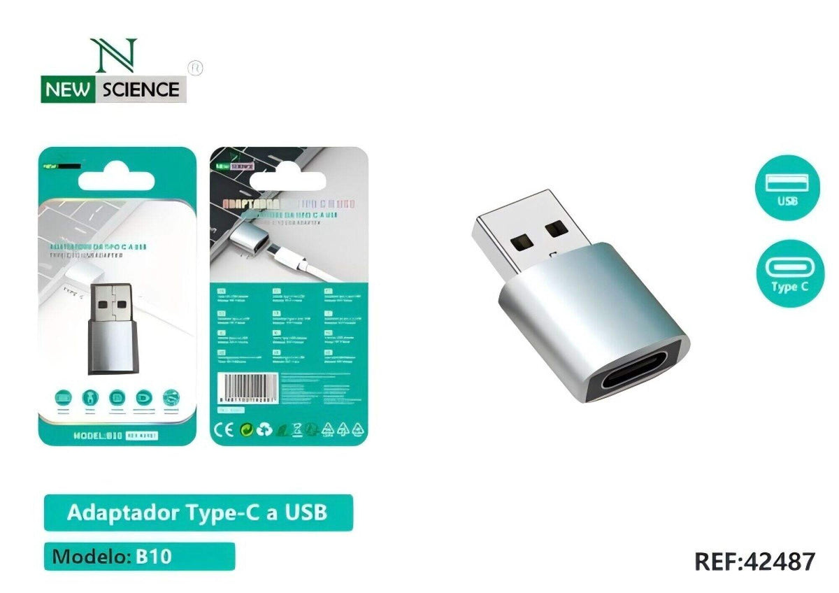 Adapter USB-C na USB – bijeli (B10)