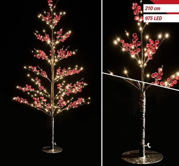 Voćka 210 cm, 975 LED – svjetleće LED drvo