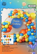 Set balona za girlandu i luk – šareni, Happy Birthday, br. 21693