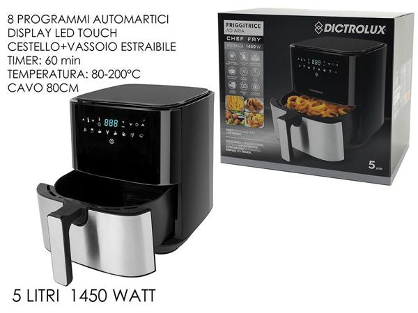 Friteza na vrući zrak 5 l, 1450 W