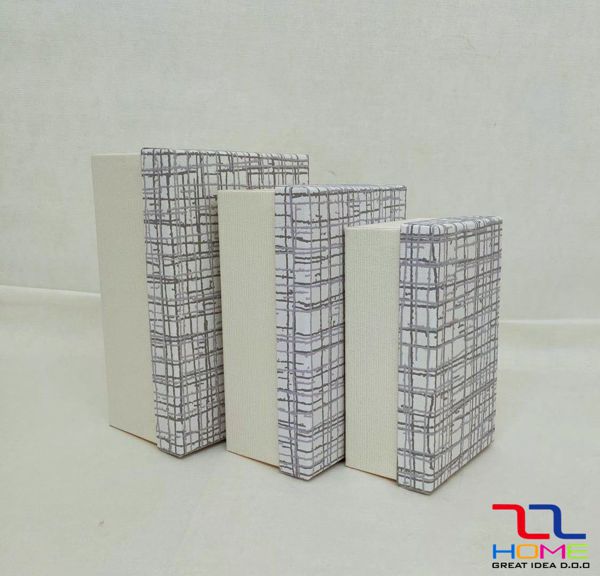 Poklon kutije s mašnom – set 3 kom