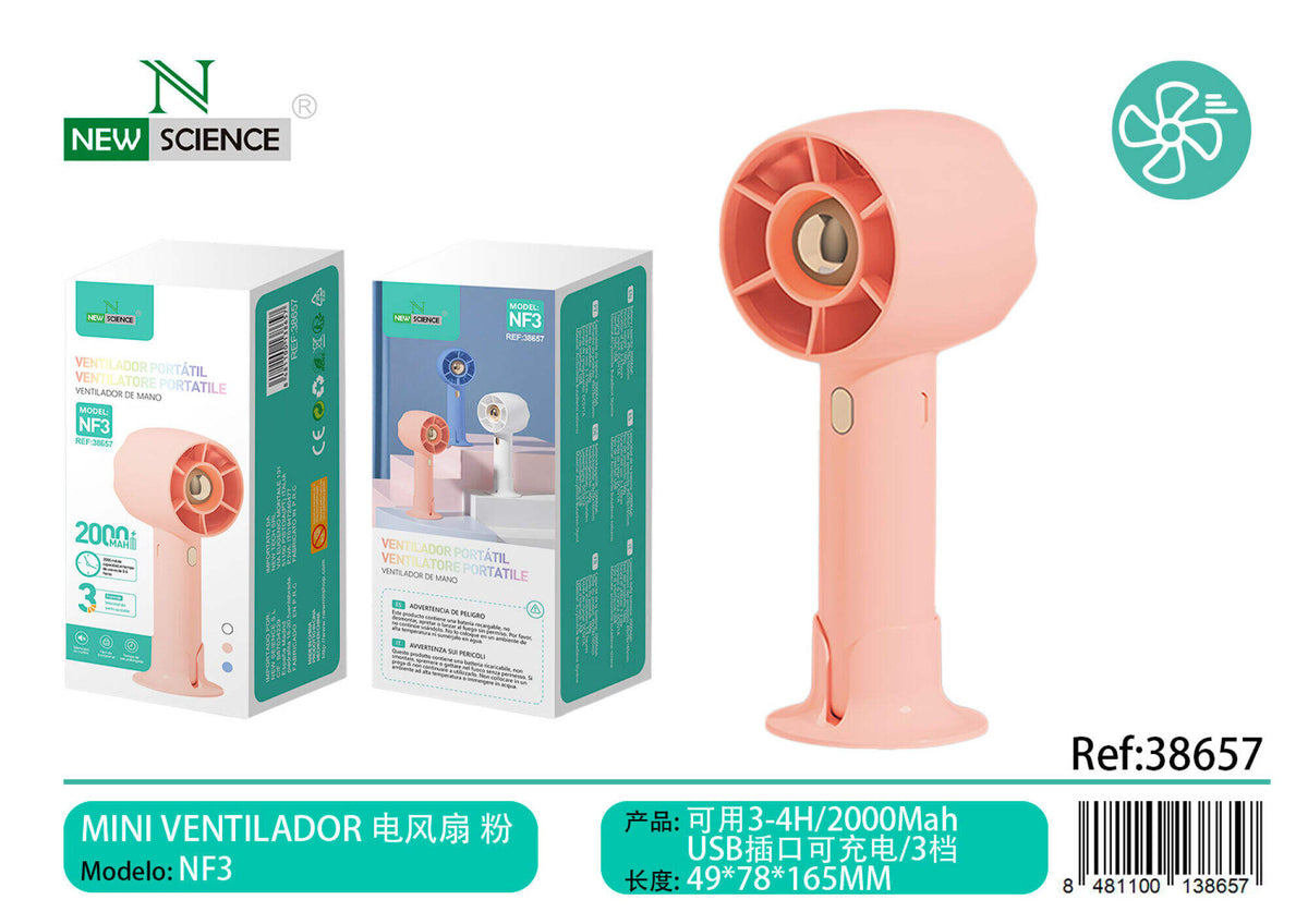 Prijenosni mini ventilator (NF3) – Roza
