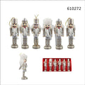 Mali drveni orašar 12,5 cm, set 6 kom – model 1