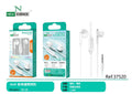 Slušalice s mikrofonom, 3,5 mm (TD-38) – Bijela