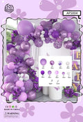 Set balona za girlandu i luk – ljubičasti, br. 26231