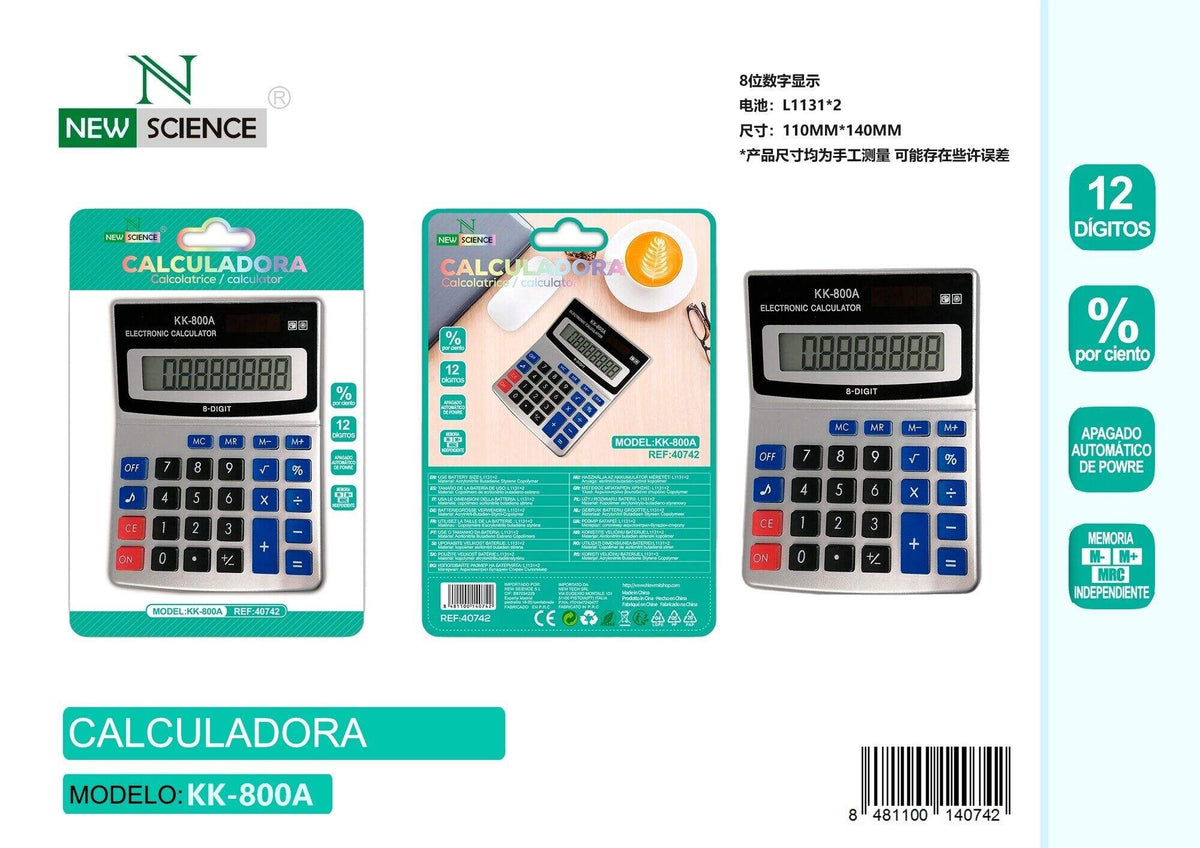 Stolni kalkulator s 12 znamenki (KK-800A)