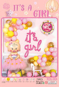 Set balona za girlandu i luk – roza, It's a girl, br. 32147