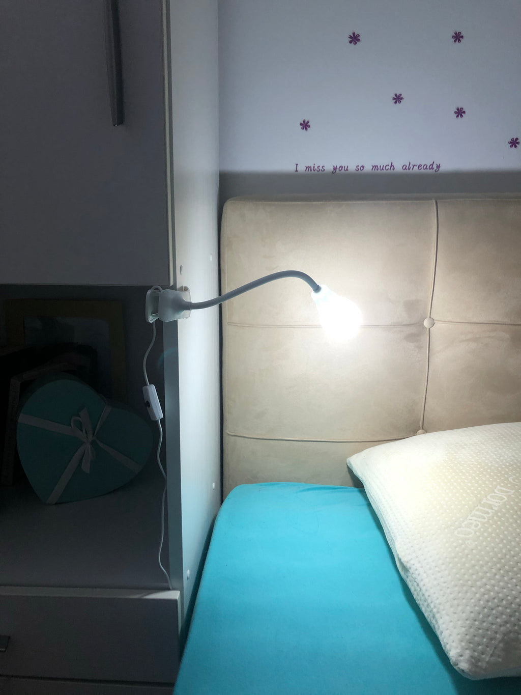 LED lampa na štipaljku