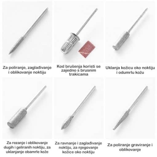Set za manikuru, pedikuru i skidanje gela