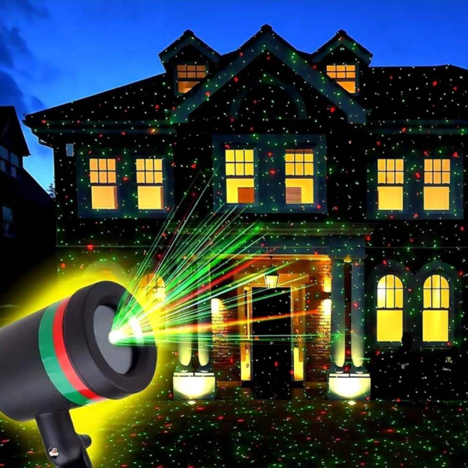 Laserski projektor zvjezdica za kuću i dvorište