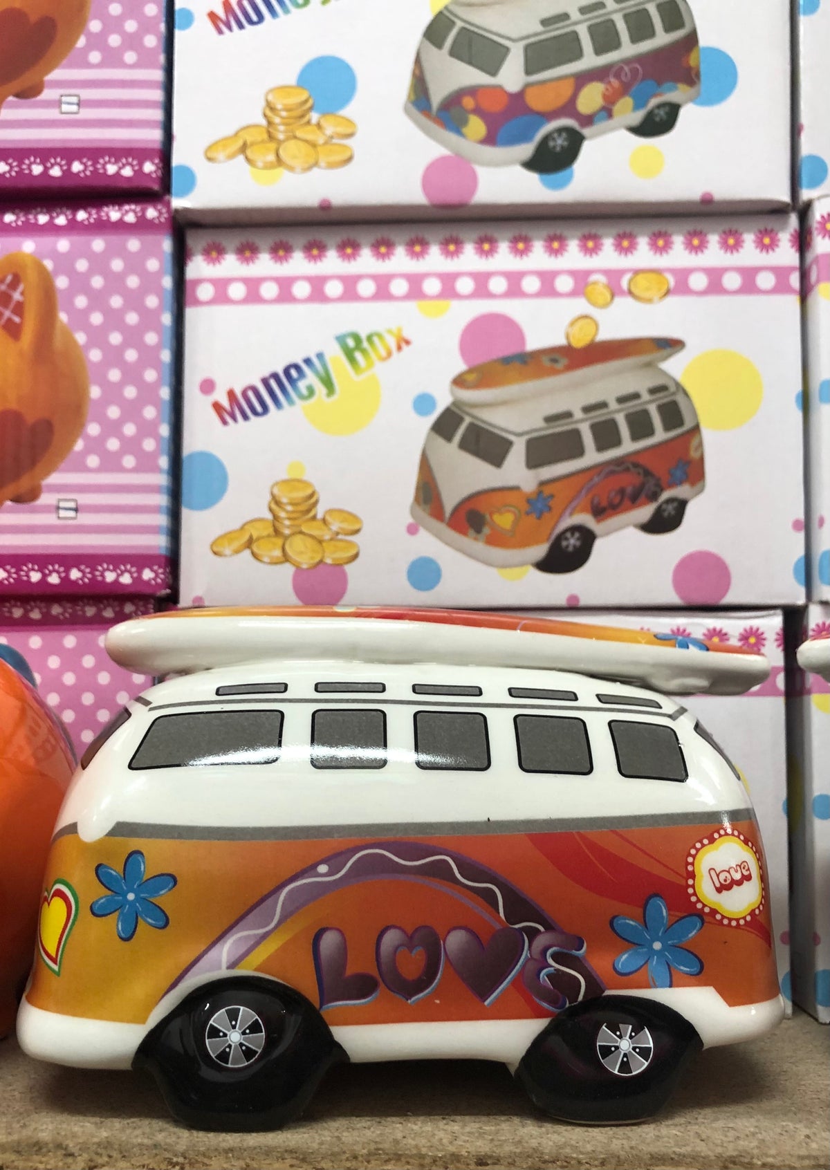 Porculanska kasica hipi autobus