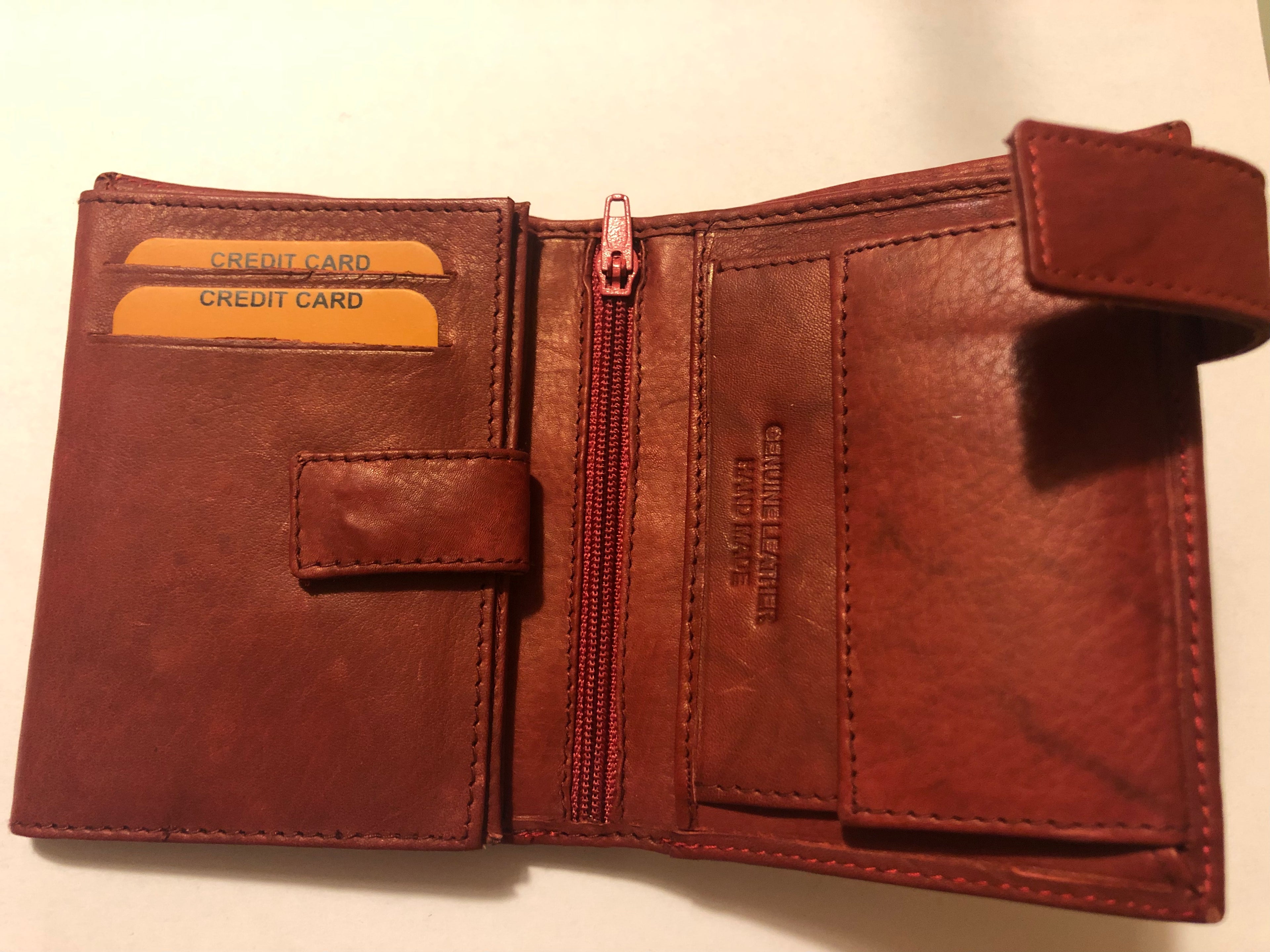 Ženski mini novčanik od prave kože