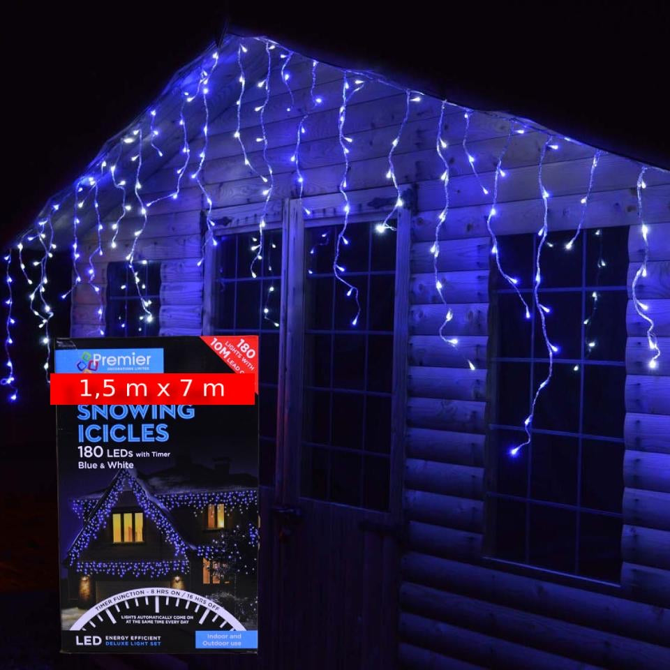 LED sige 180 LED, 7 m – božićne lampice