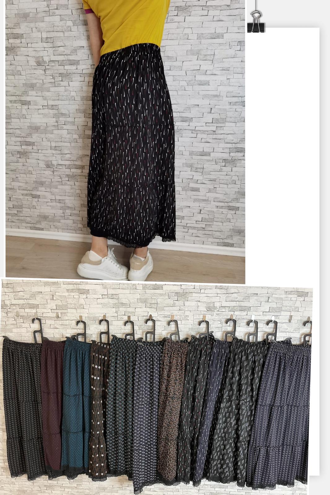 Suknja od viskoze na gumu